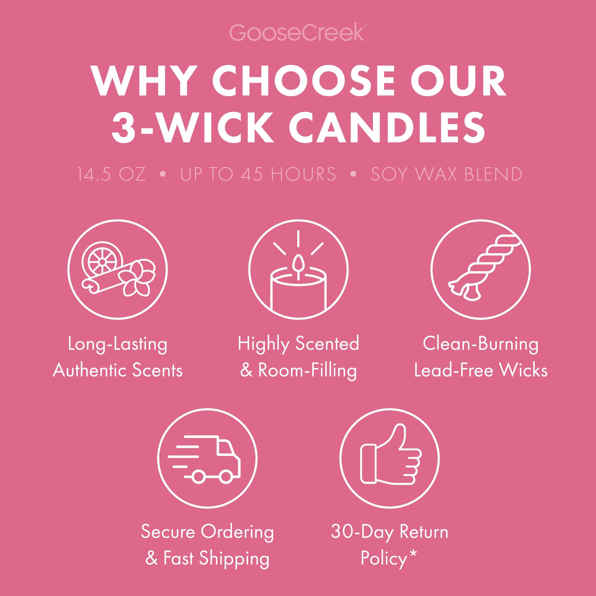 Apple Pom Twister 3-Wick Candle