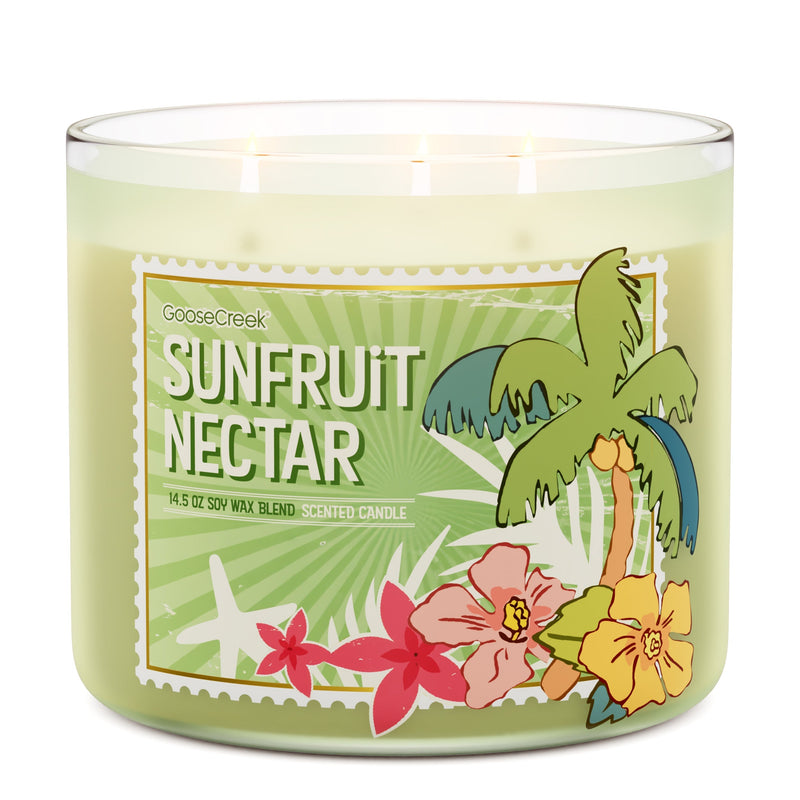 Sunfruit Nectar 3-Wick Candle Wave 2-0629