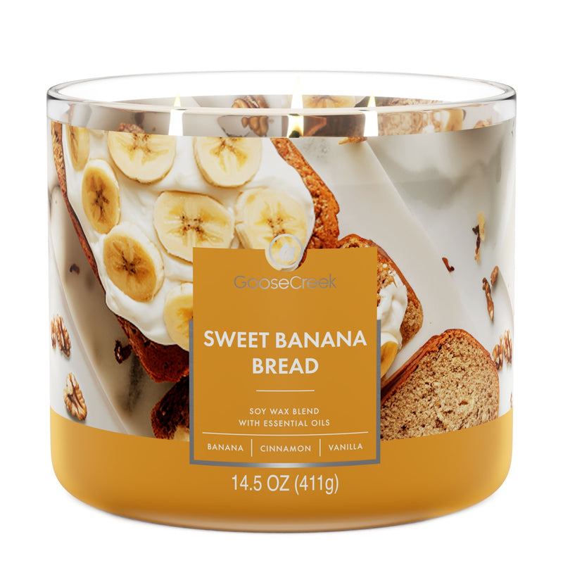 Sweet Banana Bread 3-Wick Candle Studio 2-0034